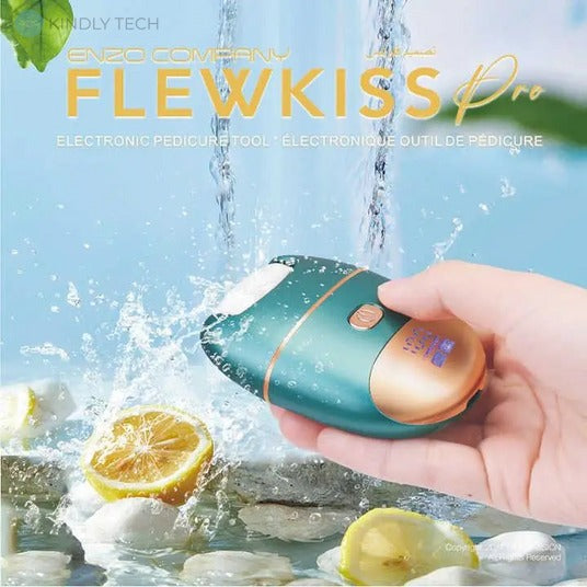 Electronique Outil de Pédicure Enzo Flewkiss Pro أقدام ناعمة كالحرير مع